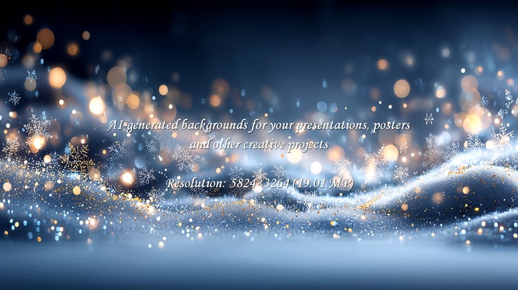 Experience the enchantment of a winter wonderland, alive with sparkling snowflakes and warm bokeh lights. Perfect for holiday promotions, festive greetings, and creating magical seasonal vibes. Evokes joy and wonder.