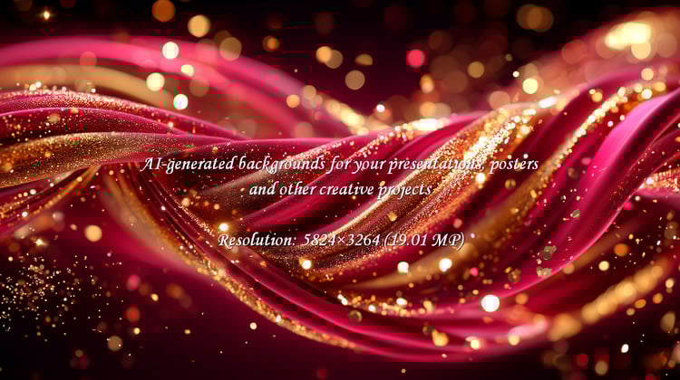 Experience pure luxury with this stunning flowing crimson fabric, dazzling with gold glitter and enchanting bokeh lights. Perfect for celebratory events, festive promotions, and elegant designs that evoke glamour and joy.