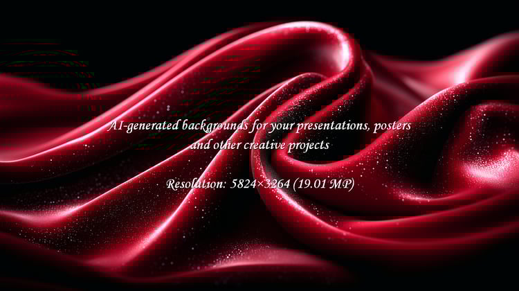 Discover the exquisite allure of deep red satin, lavishly draped and adorned with a cascade of shimmering glitter. This opulent texture evokes luxury and sophistication, ideal for high-end fashion, elegant branding, or captivating backgrounds.