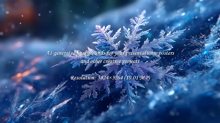 Experience the breathtaking beauty of a unique ice crystal snowflake, showcasing intricate details and shimmering blue hues. Ideal for capturing winter's magic and festive spirit.