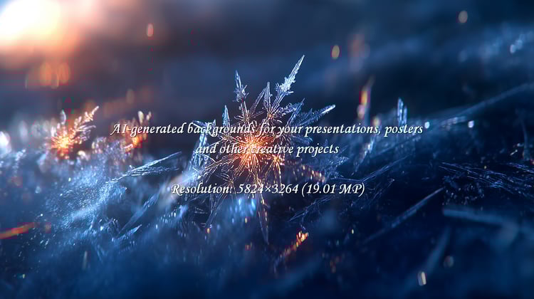 Experience the breathtaking detail of a single snowflake. Illuminated by warm light, its intricate crystalline structure glows, evoking winter's serene beauty and natural magic. Perfect for seasonal themes and elegant design.