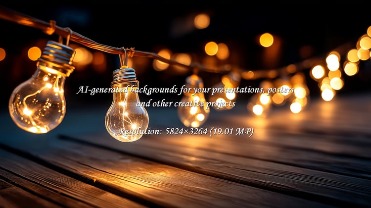 Capture the magic of warm, inviting string lights casting a cozy glow over rustic wooden planks, perfect for creating a festive ambiance for any outdoor celebration.