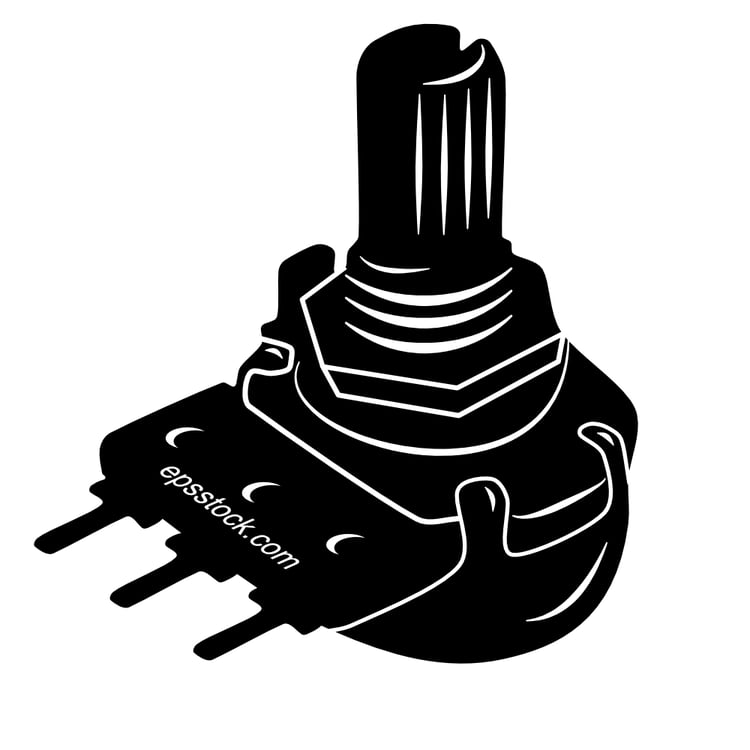 Symbol of a variable resistor