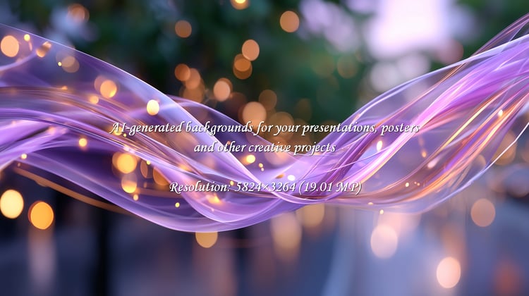 Capture a stunning abstract ribbon wave with glowing lights, perfect for backgrounds, presentations, and visual projects. Add a touch of dreamy elegance and modern style now!