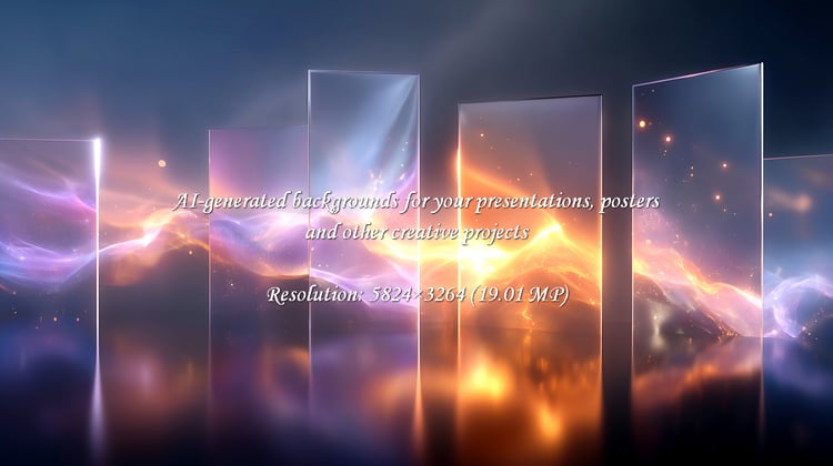Sleek, modern background featuring vibrant nebula reflections. Ideal for technology, science, or futuristic projects. Clean and elegant design conveys innovation and sophistication.