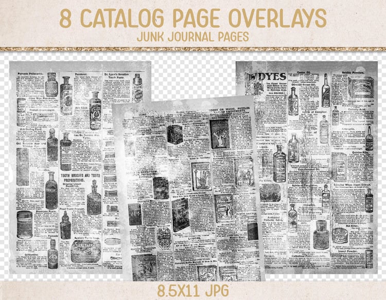 Lovelytocu - ♡ Letter Junk Journal Papers