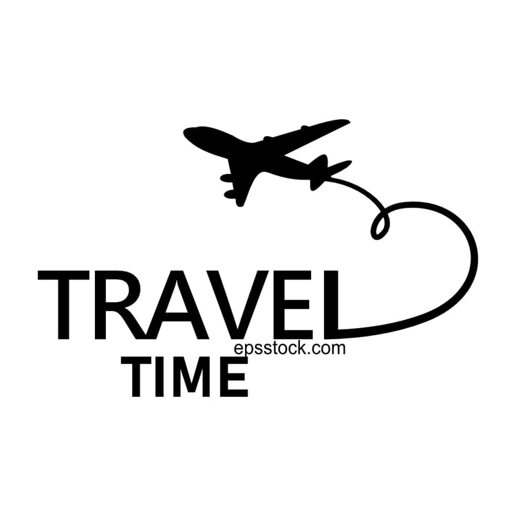 Travel time, heart and airplane