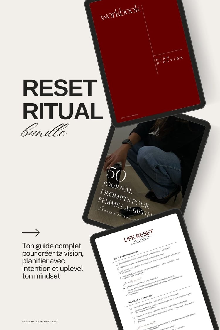 reset ritual workbook