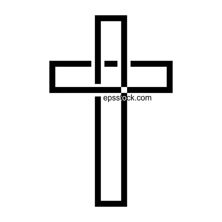 cross geometric symbol