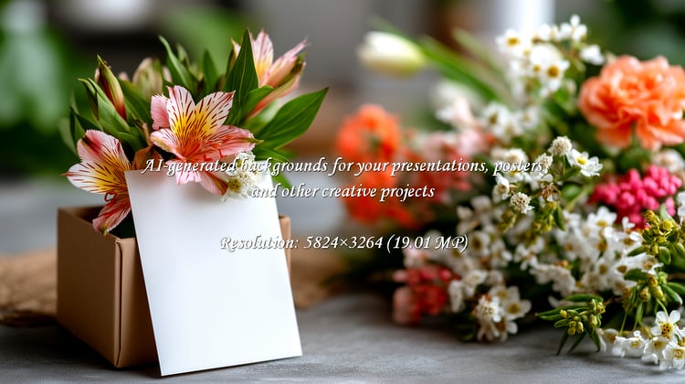 A charming floral arrangement featuring delicate alstroemeria and a blank card, ideal for expressing love and gratitude. Perfect for birthdays, anniversaries, or a simple 'thinking of you'.