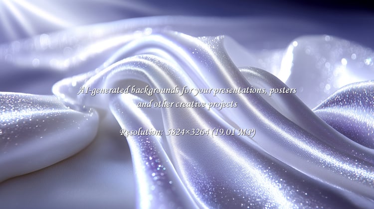 Experience the luminous beauty of silky white fabric. Its soft, flowing texture and shimmering light create an atmosphere of elegance and luxury. Perfect for designs needing a refined aesthetic.