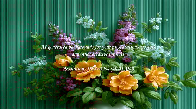 Capture the essence of nature's beauty with this vibrant floral arrangement. Its elegant design and rich colors make it ideal for adding a touch of sophistication and freshness to your projects.