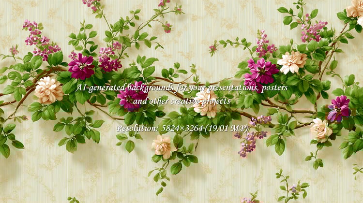 Sophisticated floral design featuring blooming roses and lush foliage on a textured backdrop. This elegant pattern is perfect for creating stylish stationery and beautiful invitations.