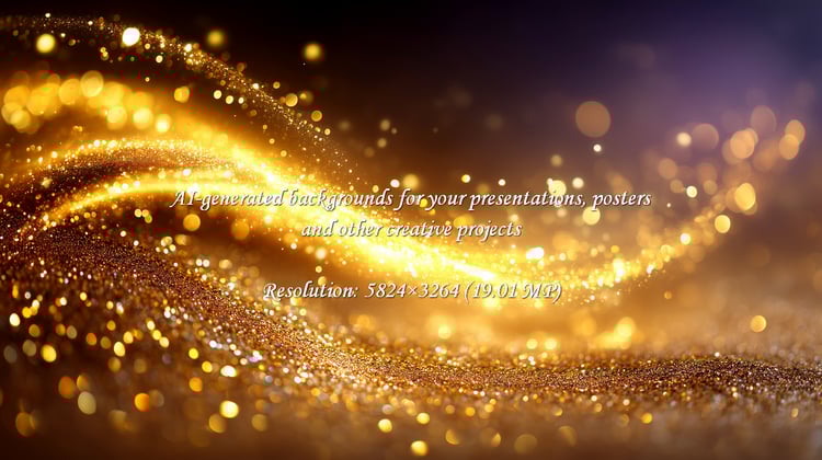 Experience the magic of golden glitter and bokeh lights. Perfect for festive designs, holiday celebrations, and adding a touch of luxury to your projects. Shimmering elegance awaits!