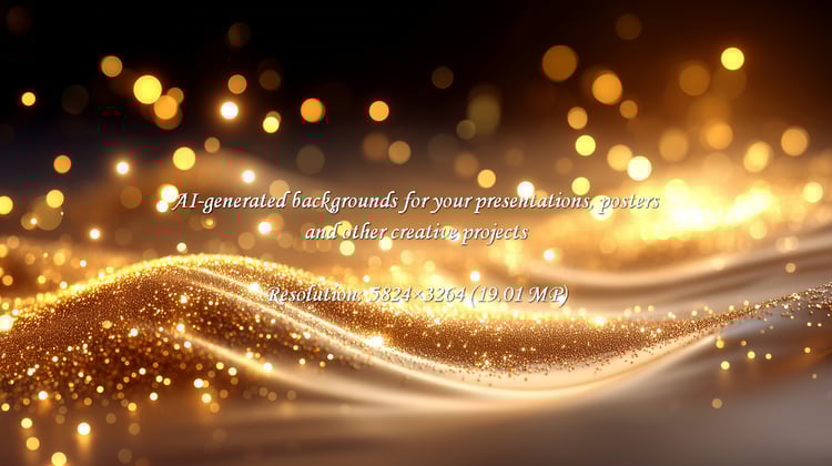 Capture the allure of golden glitter waves, perfect for adding a touch of elegance to any design. Ideal for holidays, branding, or events needing a luxurious, shimmering feel.