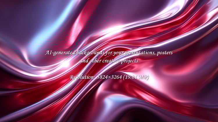 Capture attention with these striking magenta and silver metallic waves, perfect for adding a modern and elegant touch to any background or design. Its vibrant and dynamic flow creates a visually stunning effect.