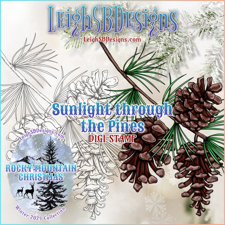 LeighSBDesigns Sunlight Through the Pines