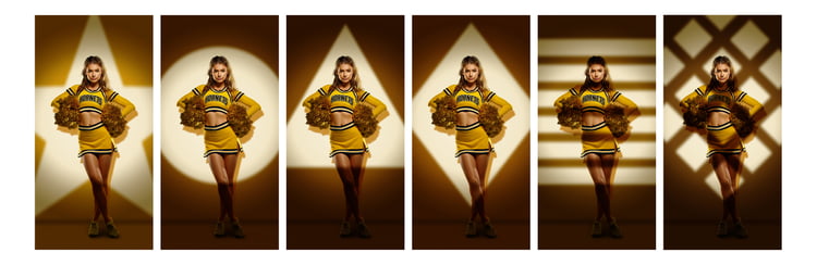 Spotlight, Photoshop Template, Digital Background, Modern Design, Easy to Use, Volume Photography, Sports Photos, Media Day, T&I, School Pics, Epic, Seniors, Teams, Banners, Posters