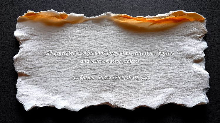 Unique handmade paper with deckled edges creates an elegant, textured surface perfect for art, calligraphy, invitations, or crafting. Ideal for branding, backgrounds, and adding a vintage touch.