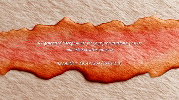 Warm coral and peach tones blend in a modern ombre texture, creating a vibrant and elegant background for any design. Add a touch of artistic flair with this eye-catching abstract.