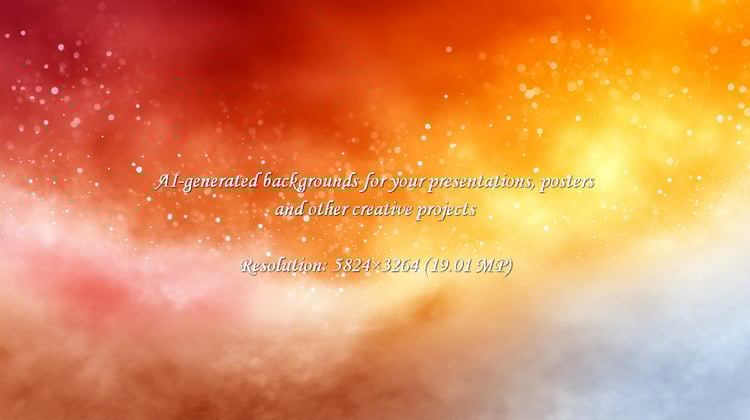 Dreamy abstract background blending vibrant sunset colors with sparkling light bokeh. Adds warmth and creativity to your designs. Perfect for invitations, websites, and marketing materials.