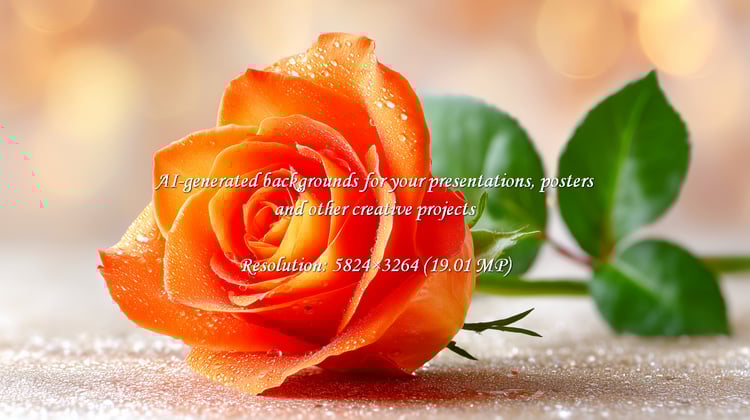 A vibrant orange rose, glistening with dew, evokes romance and heartfelt emotions. Perfect for Valentine's Day, anniversaries, or simply expressing love and appreciation.