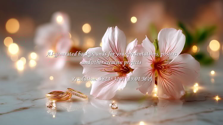 Capture the essence of love with delicate blooms and gleaming wedding rings. Perfect for celebrating commitment, anniversaries, and the beauty of everlasting romance. Add a touch of elegance to your designs.