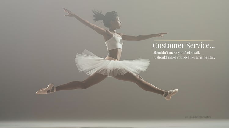 customer service wall art, motivational wall art, ballerina digital art, office decor printable, corporate training art, inspirational digital download, customer service quote, leadership wall decor, modern printable art, positive workplace art, self-impr