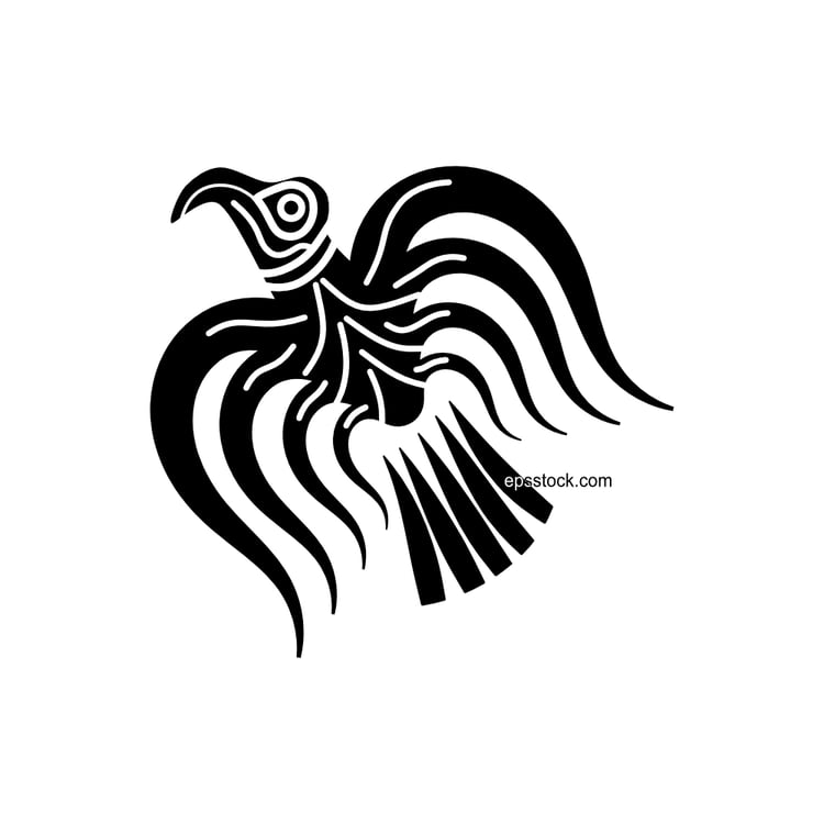 Scandinavian Raven Symbol