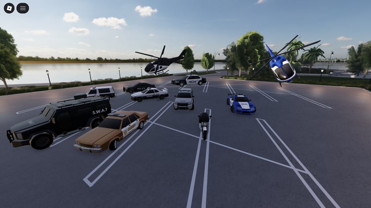 Police vans and specialty units for map detailing