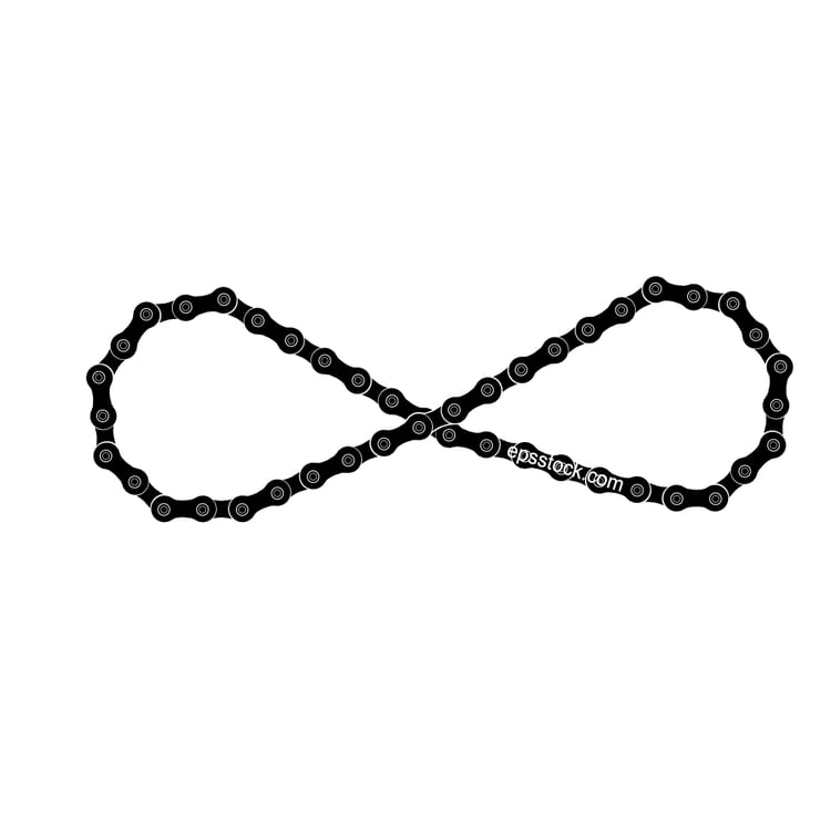Infinity bicycle chain