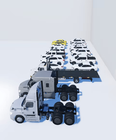 Modern car models for Roblox city and roleplay maps