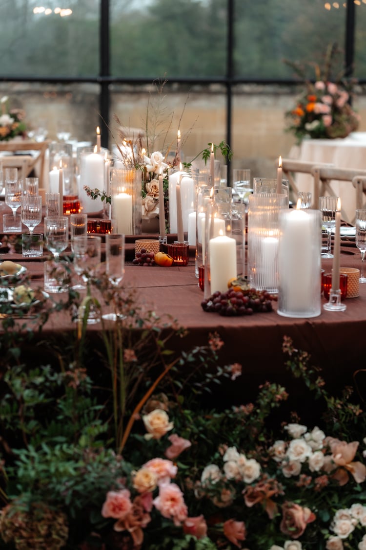 Sudeley Castle wedding tablescape - DOSE of ROSE