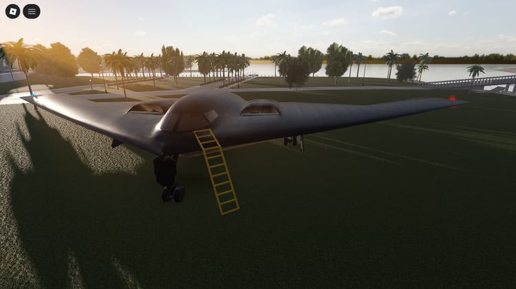 Roblox B-2 stealth bomber model