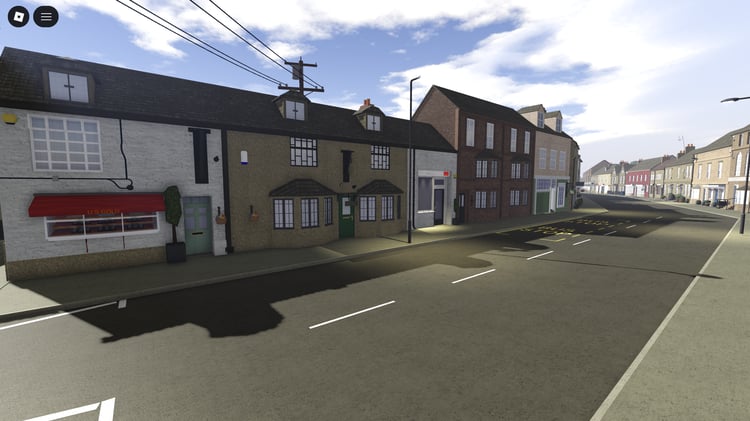 Roblox Oxfordshire English town map