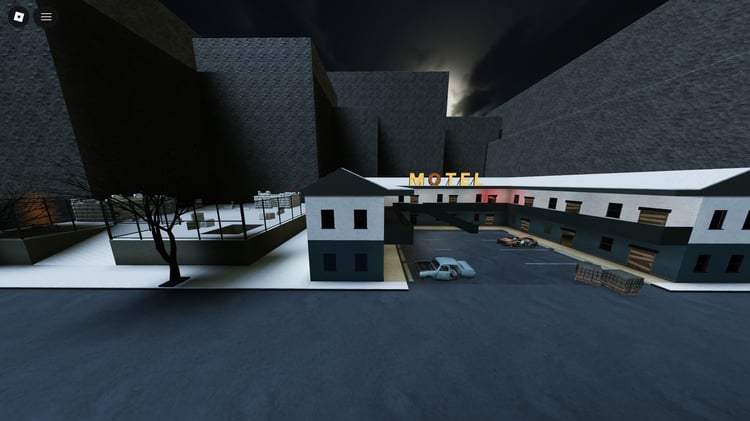 Snowy Roblox urban map design