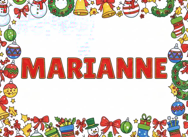 Christmas Personalised Placemat Colouring Sheet