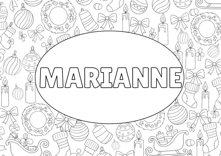Christmas Personalised Placemat Colouring Sheet