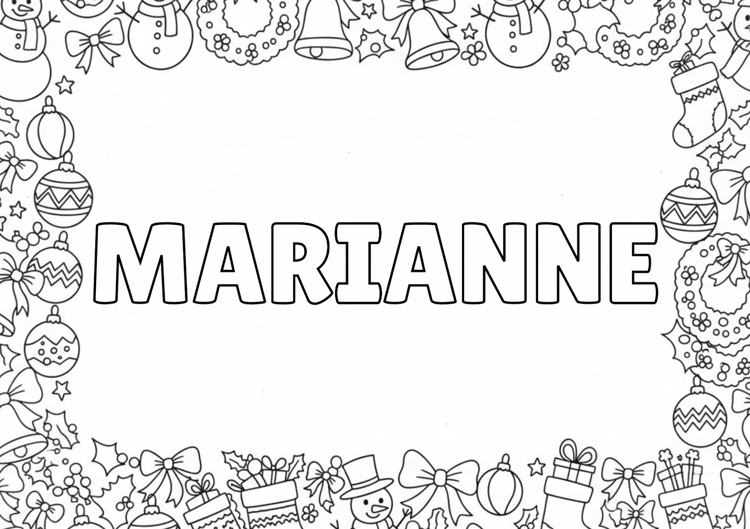 Christmas Personalised Placemat Colouring Sheet