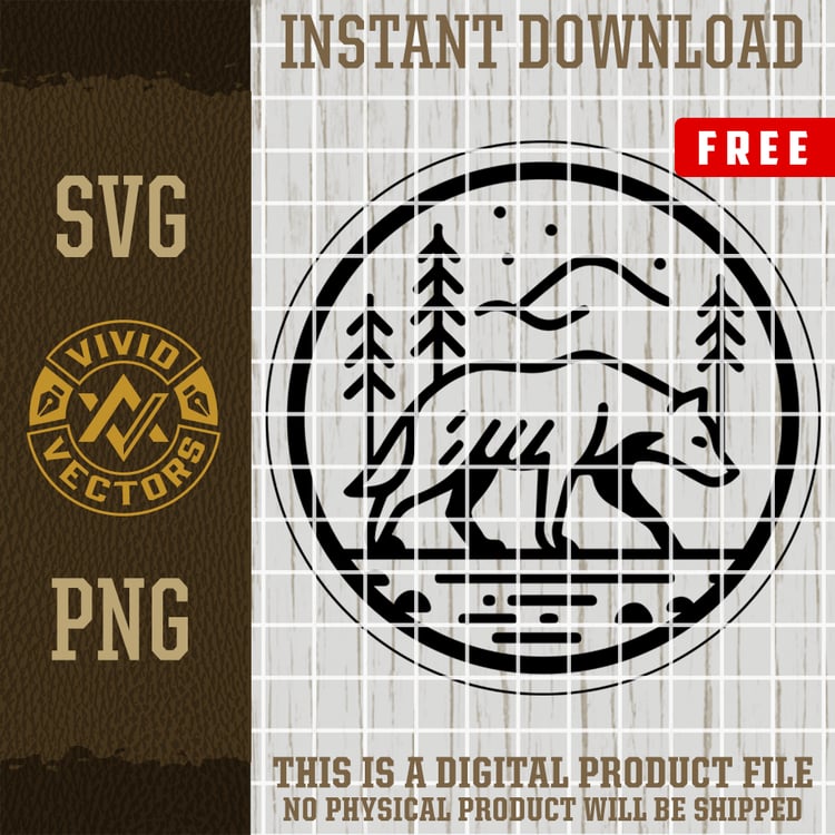 Free wolf svg png forest wildlife mountains outdoors clipart