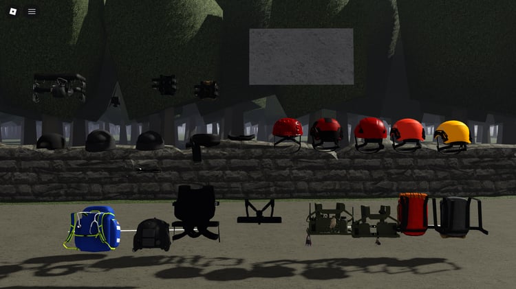 survival themed gear models roblox