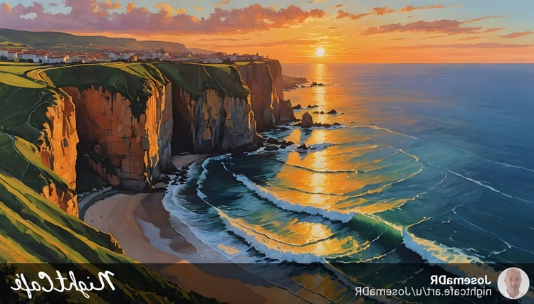 Sunset on the Beach of the Madmen