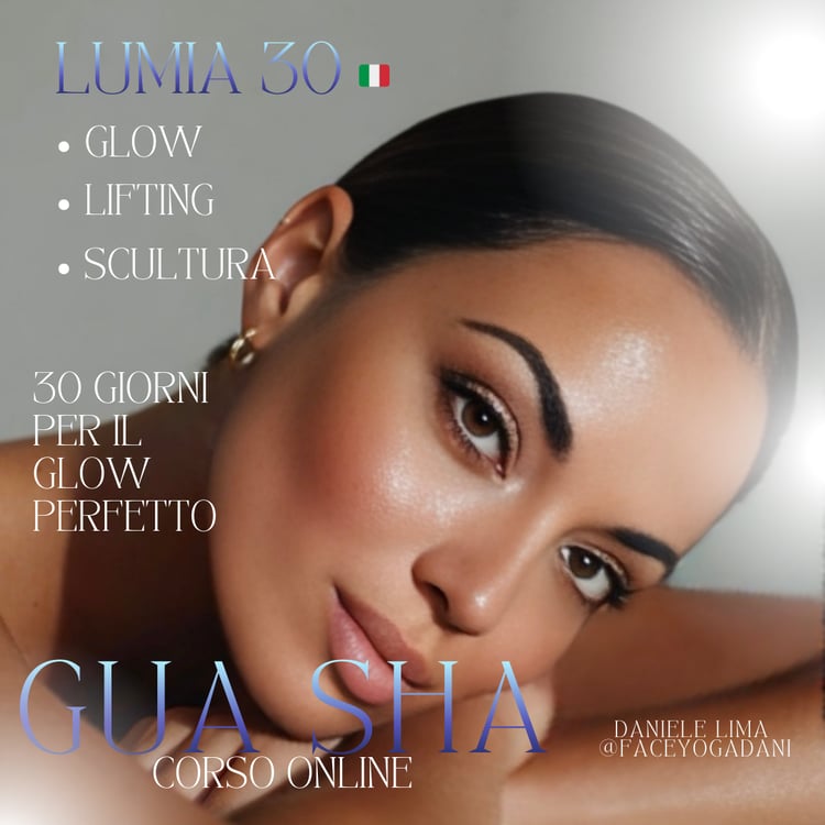 video corso, gua sha, pelle luminosa, meno rughe, giovane, trattamento naturale.