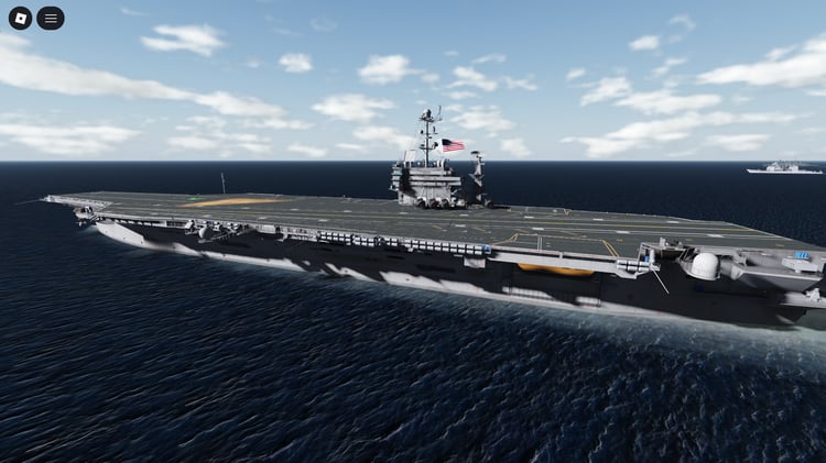 detailed aircraft carrier interior in roblox