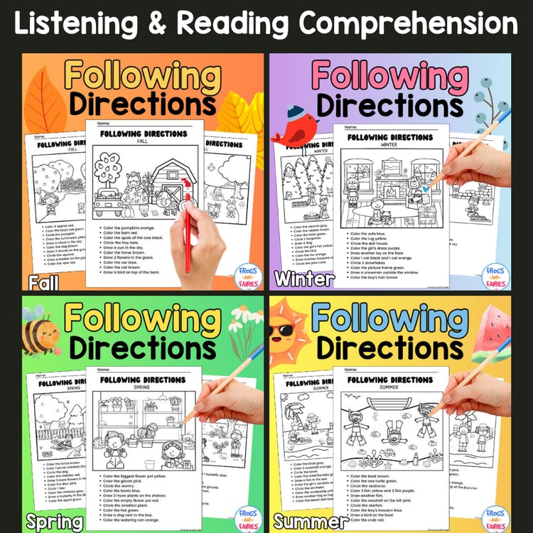 Summer Directed Drawing Worksheets | Step-by-Step Drawing
