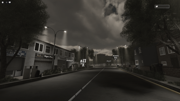 Roblox Lost in Hackney UK hood map aerial view