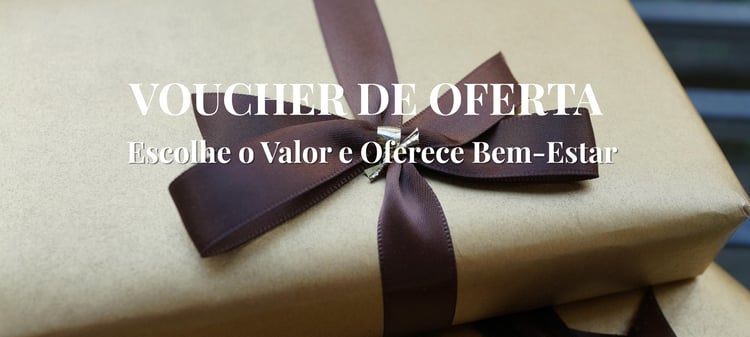 Voucher digital 50€ para serviços e sessões de bem-estar.