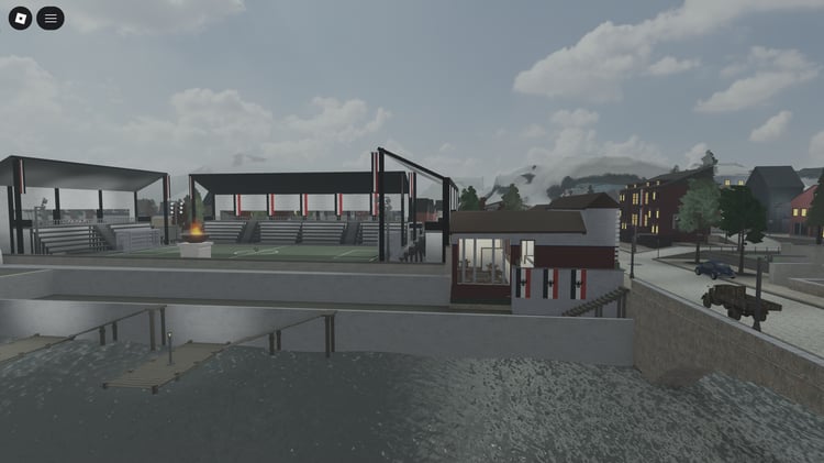 Roblox WWII German city with detailed buildings