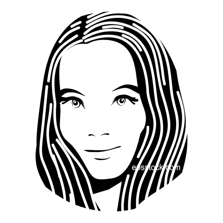 a beautiful woman's face