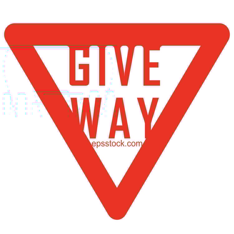 Give Way and Stop Sign